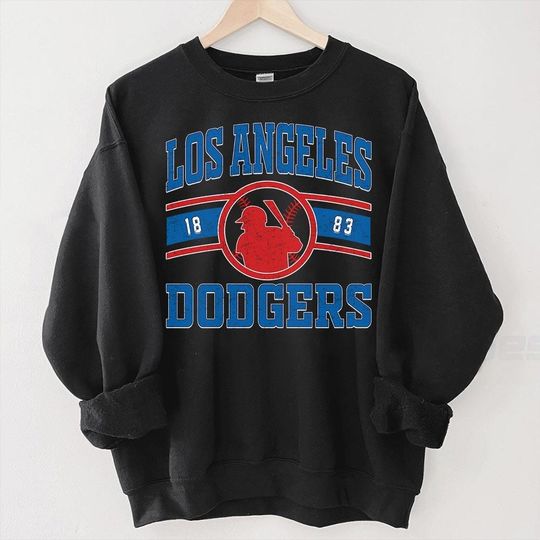 Discover Los Angeles Dodgers Vintage Baseball Sweatshirt, Los Angeles Baseball Sweatshirt, Vintage Baseball Fan Shirt