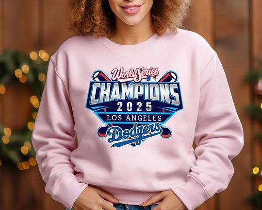 Discover 2025 LA Baseball World Series Champion Sweatshirt | Los Angeles Fan Gift | Unisex Victory Banner Pullover