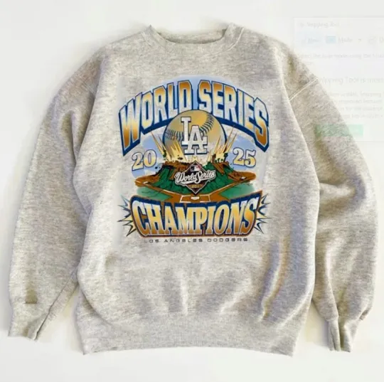 Discover Hot New Los Angeles Dodgers 2025 World Series Champions sweatshirt
