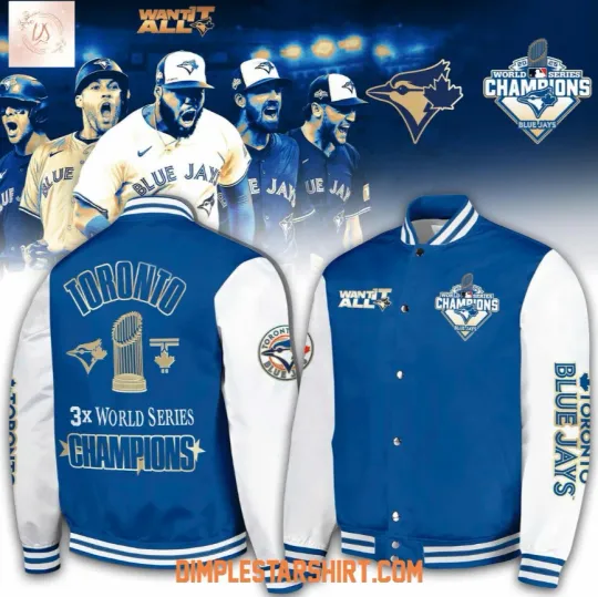 Toronto Blue Jays 2025 World Series Baseball Jacket