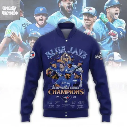 Discover Toronto Blue Jays 2025 World Series Champions Baseball Jacket