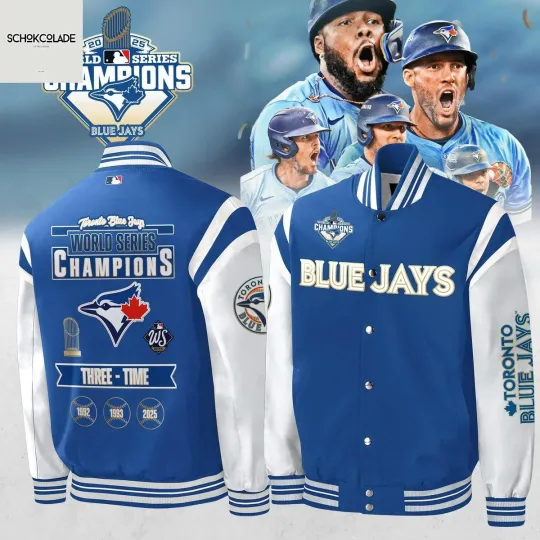 Toronto Blue Jays 2025 World Series Baseball Jacket