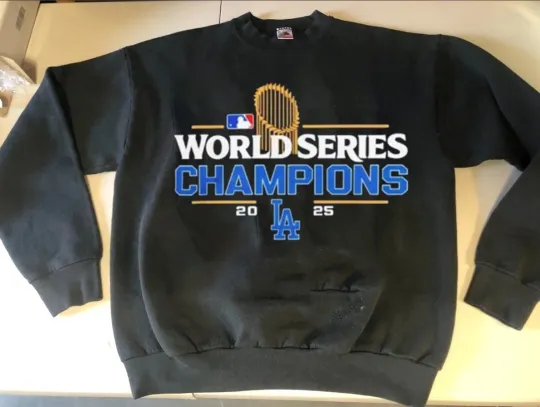 Discover Los Angeles Dodgers 2025 World Series Champions  Sweatshirt  AN62247