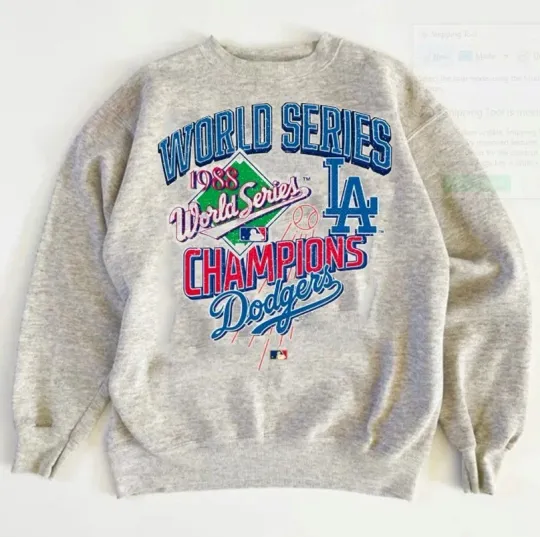 Discover Los Angeles Dodgers World Series 1988 crewneck sweatshirt VK01582