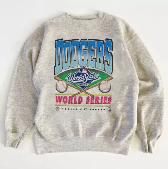 Discover Los Angeles Dodgers '47 2025 World Series Sweatshirt  AN61431