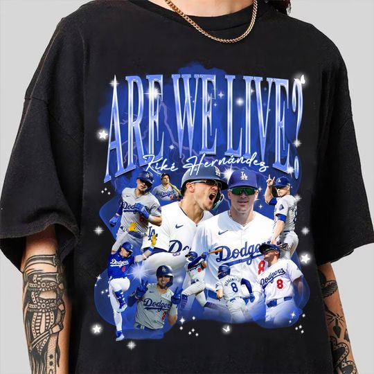 Discover Are We Live Bootleg Shirt, Baseball Fan Gift Shirt, LA Hernandezz Shirt Gift