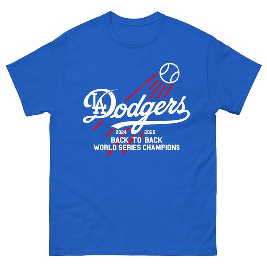 Discover Dodgers Back 2 Back NL Champions 2024-2025 T-Shirt