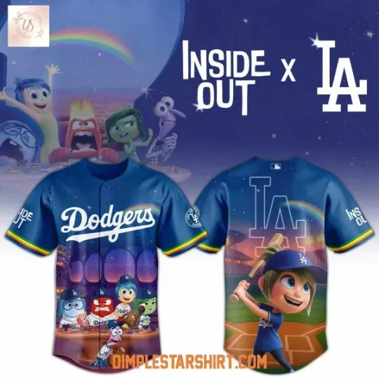 Discover Los.Angeles Dodger Inside Out Baseball Jersey Fan Gift
