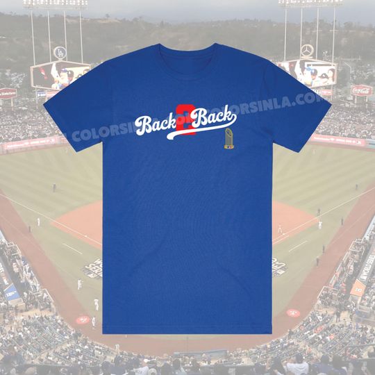 Los Angeles Dodgers - Back 2 Back Champions - World Series