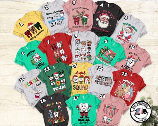 Discover Dentist Custom Christmas Shirt, Dental Office Christmas Shirt,Dentistry Group Shirt Dental Crew Shirt, Dental Assistant Holiday Shirt