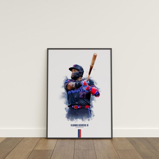 Discover Vladimir Guerrero Jr. Toronto Blue Jays Poster: Baseball Wall Art