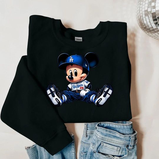 Discover Mickey Dodgers Crewneck