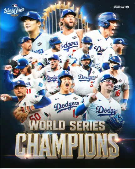 Discover LA DODGERS 2025 WORLD SERIES CHAMPIONS B2B poster