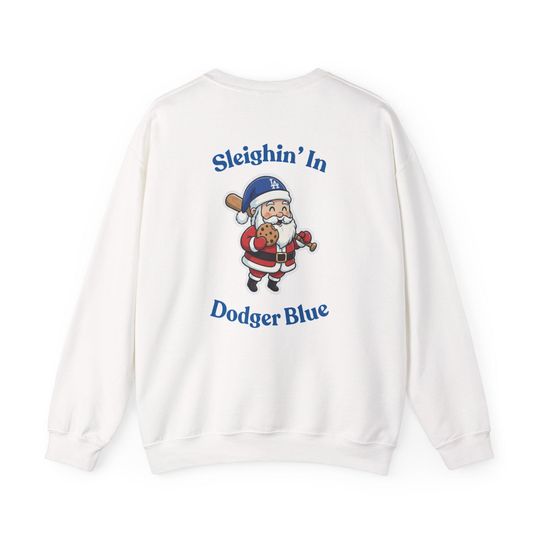 Dodgers Christmas Sweatshirt: World Series Baseball Fan Gift