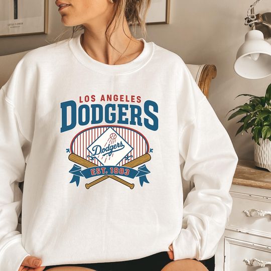 Discover Los Angeles Dodgers Sweatshirt, Game Day Dodgers Tee, Baseball Fan Sweater, Dodgers Outfit