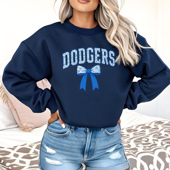 Dodgers Baseball Sweatshirt, Los Angeles Dodgers Crewneck, Game Day Dodgers Tee, Baseball Fan Sweater