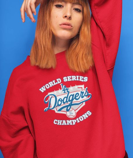 Discover LA Dodgers Shirt: Vintage Los Angeles Baseball Sweatshirt