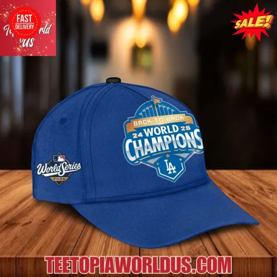 Discover Back To Back 2025 World Series Champions Dodger Cap