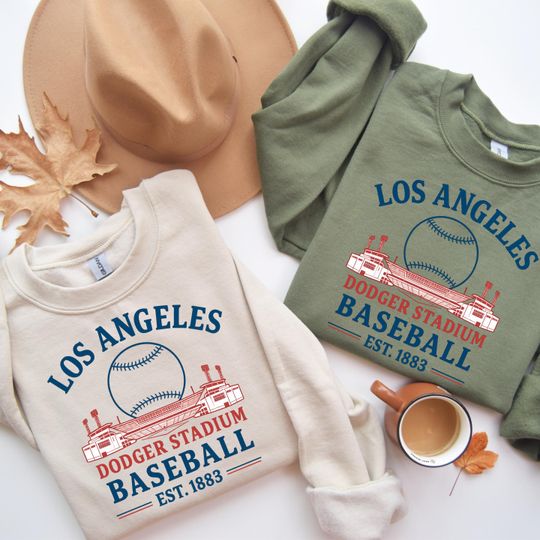 Discover Los Angeles Baseball Sweatshirt: Vintage Sports Graphic