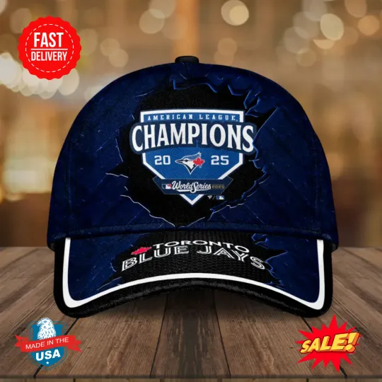 Discover Toronto Blue Jay 2025 American League Champions Classic Cap