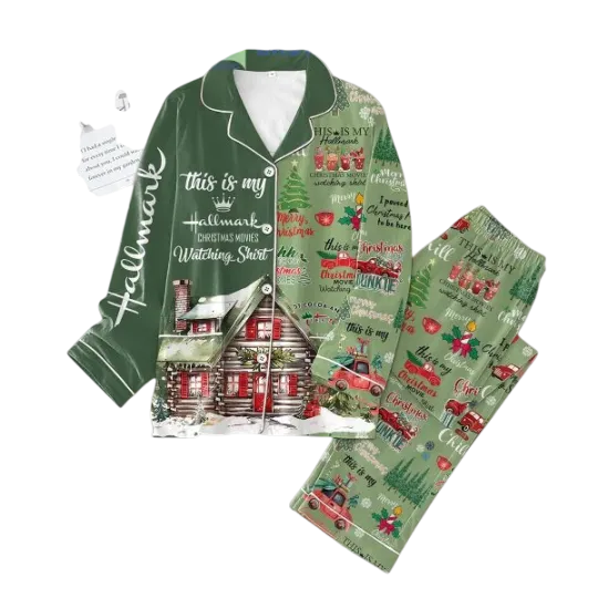 Discover Hallmark Christmas Movies Merry Xmas Pajamas Set