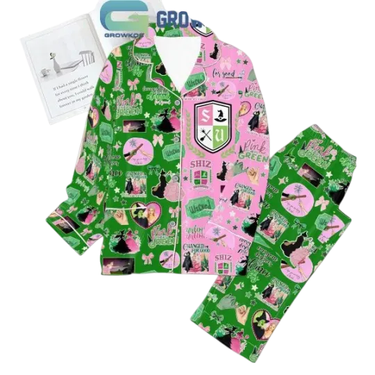 Wicked Changed For Good Christmas Holidays Pajamas Set