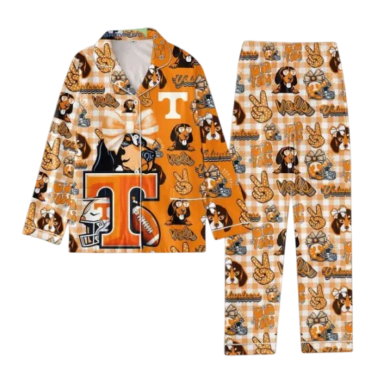 Discover Tennessee Volunteers Go Vols Pajama Set for Adults