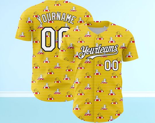 Discover Personalized Duck Baseball Jersey, Funny Duck Baseball Jersey, Lover Duck Baseball Jersey, Baseball Jersey For Kids.