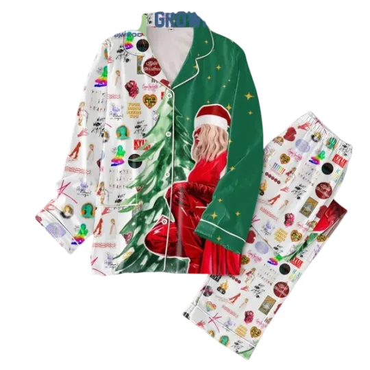 Discover Kylie Minogue Badam Badam Christmas Pajamas Set