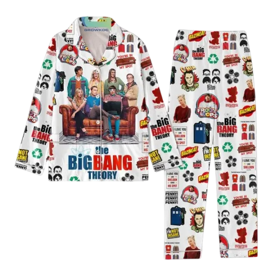 Discover The Big Bang Theory Bazinga Sheldon Christmas Pajama Set for Adults