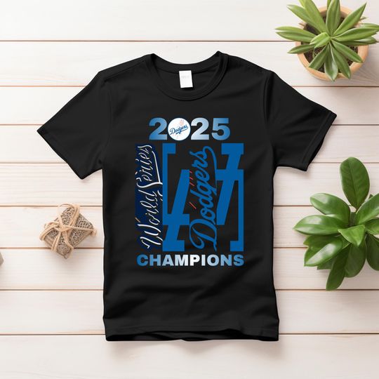 Discover LA Baseball 2025 Team Champions T-Shirt, LA Baseball Shirt, LA Graphic Tee, Baseball Shirt