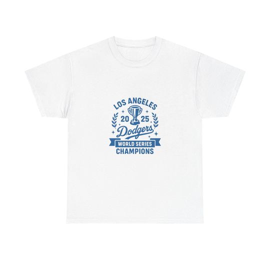 Discover Los Angeles Dodgers 2025 World Series Champions Tee
