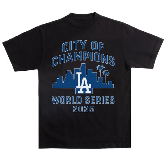 Discover Los Angeles Dodgers City of Champions T-Shirt