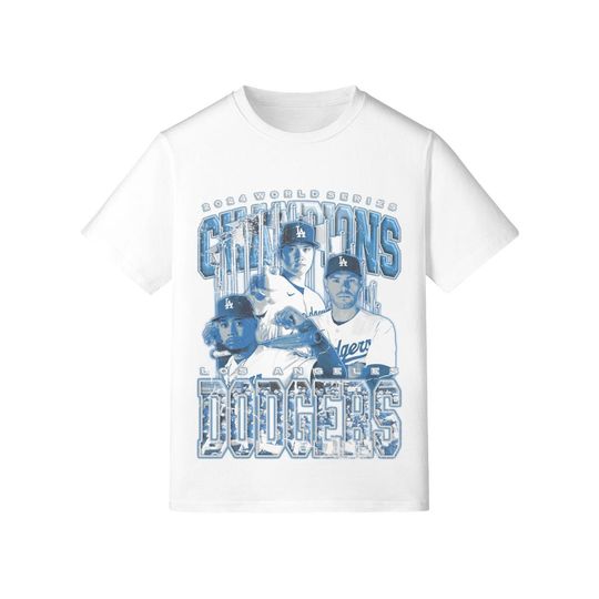 Discover Los Angeles Dodgers, 2024 World Series Champions Graphic T-Shirt