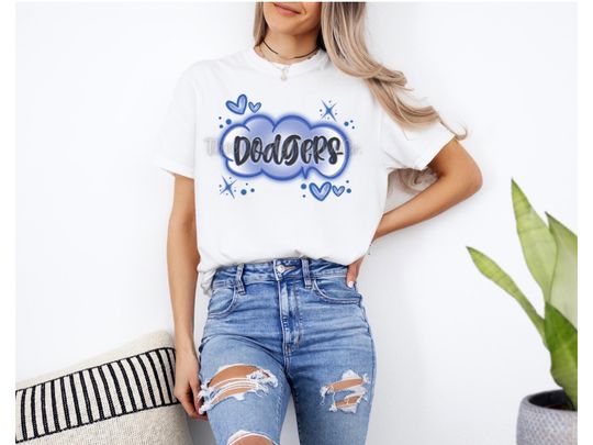 Airbrush Style LA Dodger Tshirt, World Series 2025 Schedule T-Shirt