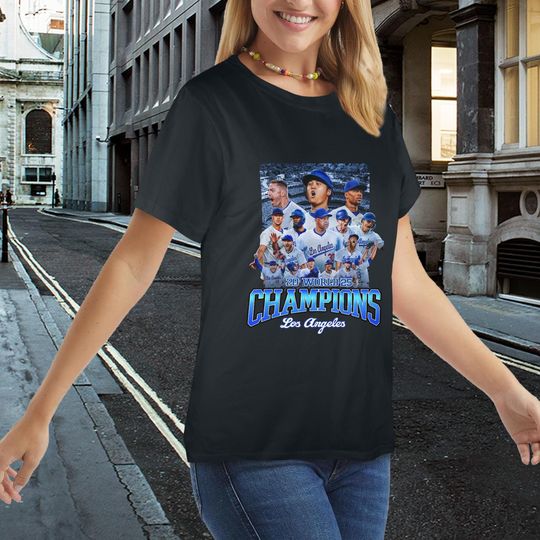 Discover 2025 Champions Los Angeles Doyers Women's T-Shirt