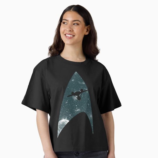 Discover Space the final frontier Boxy T-Shirt