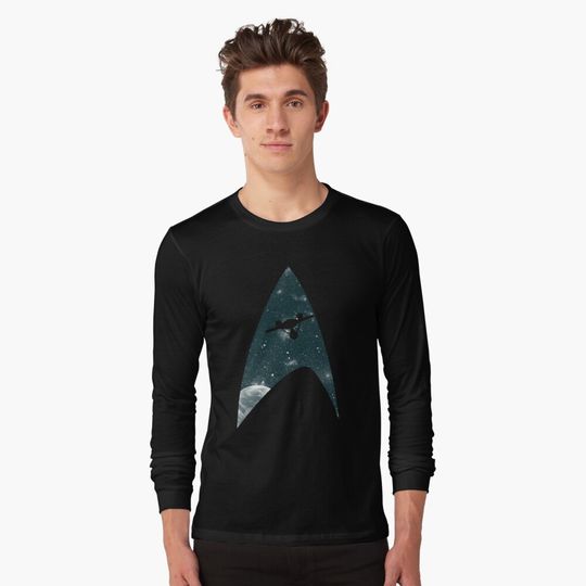 Discover Space the final frontier Long Sleeve T-Shirt