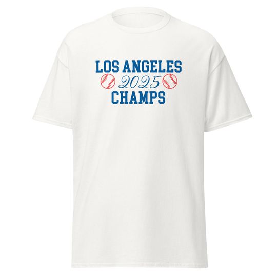 Discover Los Angeles 2025 Champs Tee Shirt World Champion LA T-Shirt
