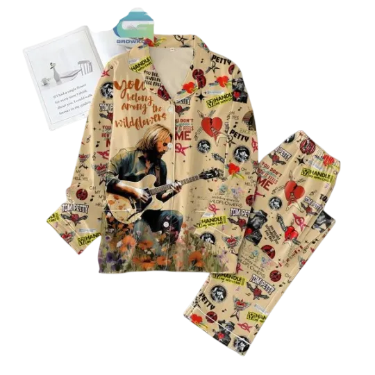 Discover Tom Petty Handle Me With Care Christmas Pajamas Set