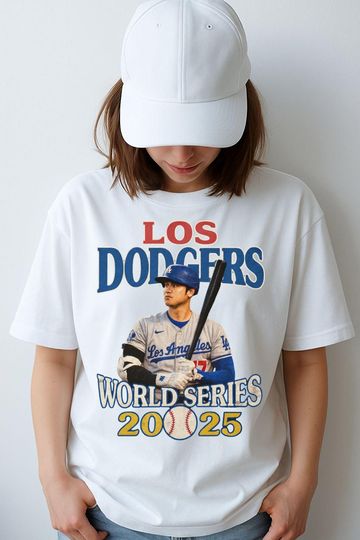 Discover Los Angeles Dodgers World Series 2025 T-Shirt Shohei Ohtani
