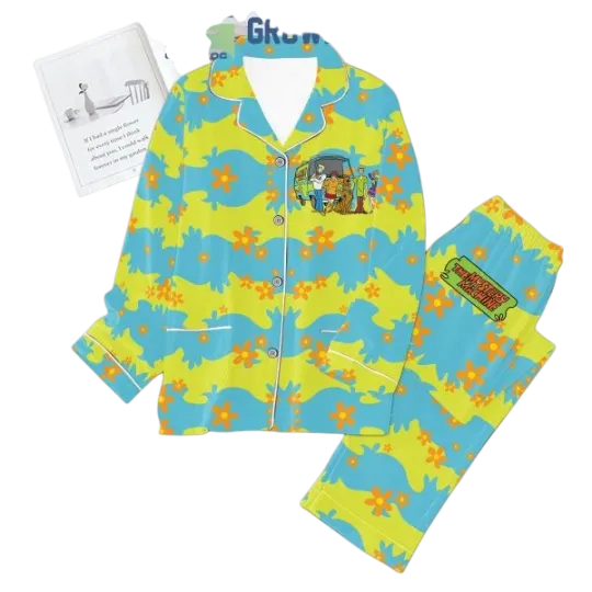 Scooby Doo The Adventure Is In Christmas Pajama Set for Adults