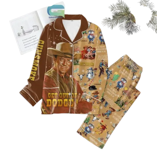 Discover Gunsmoke Get Out Of Dodge All O Need For Christmas Is Vacation Pajamas Set