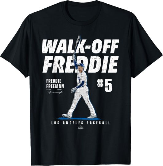 Discover Walk-Off Freddie Freeman Los Angeles Baseball MLBPA T-Shirt