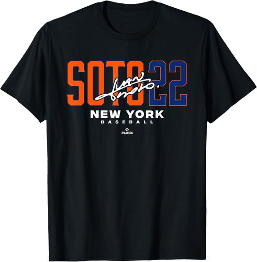 Discover Name Number City Juan Soto 22 New York Baseball MLBPA T-Shirt
