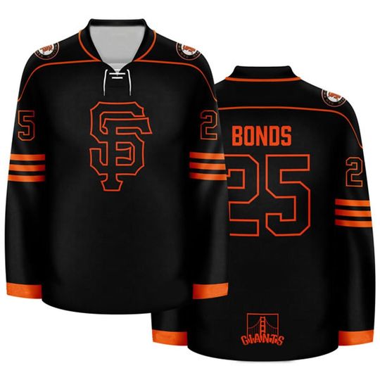 Discover San Francisco Giants Hockey Jersey, Black Sportswear