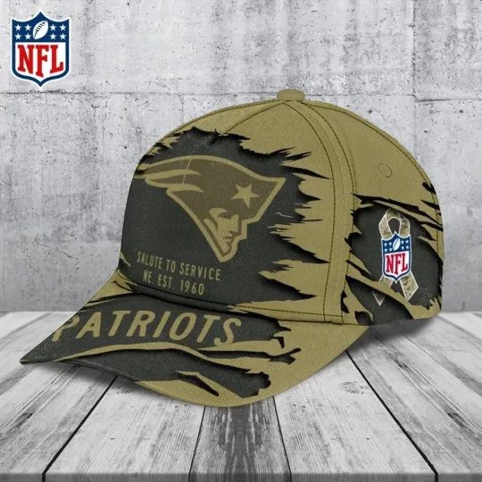 Discover Patriots 2025 Salute to Service Classic Cap