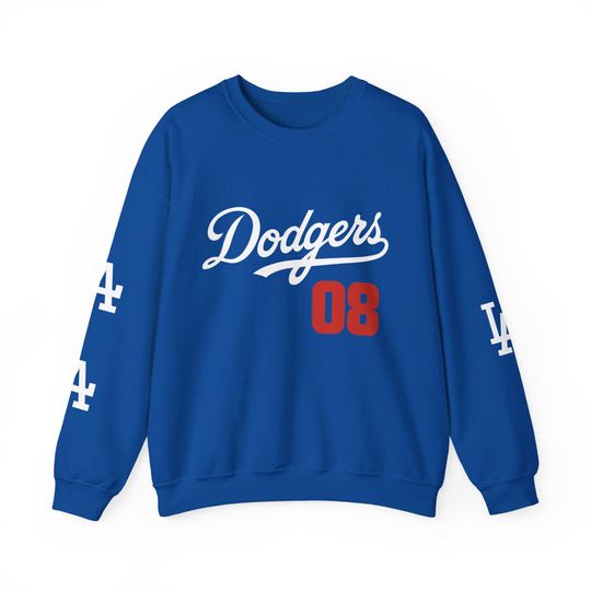 Discover LA Dodgers Crewneck Sweatshirt, Unisex Sports Apparel