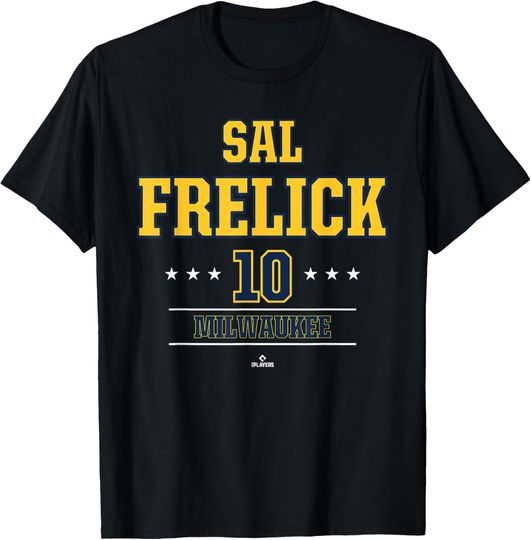 Discover Baseball Star Sal Frelick Milwaukee MLBPA T-Shirt