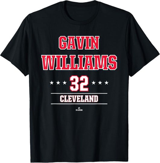 Discover Baseball Star Gavin Williams Cleveland MLBPA T-Shirt